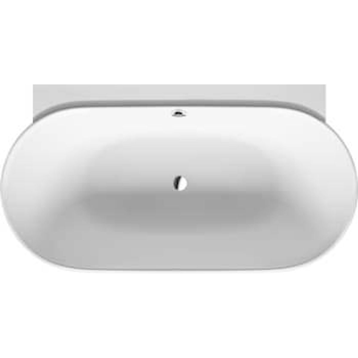 Duravit luv badekar 180x95cm med panel back-to-wall