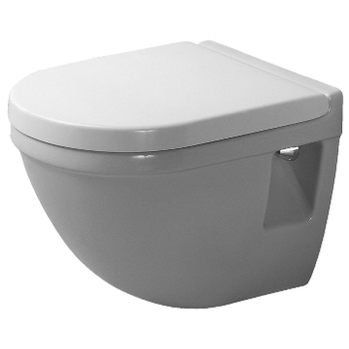 Duravit Starck 3 Compact væghængt toilet i hvid - 485x360 mm