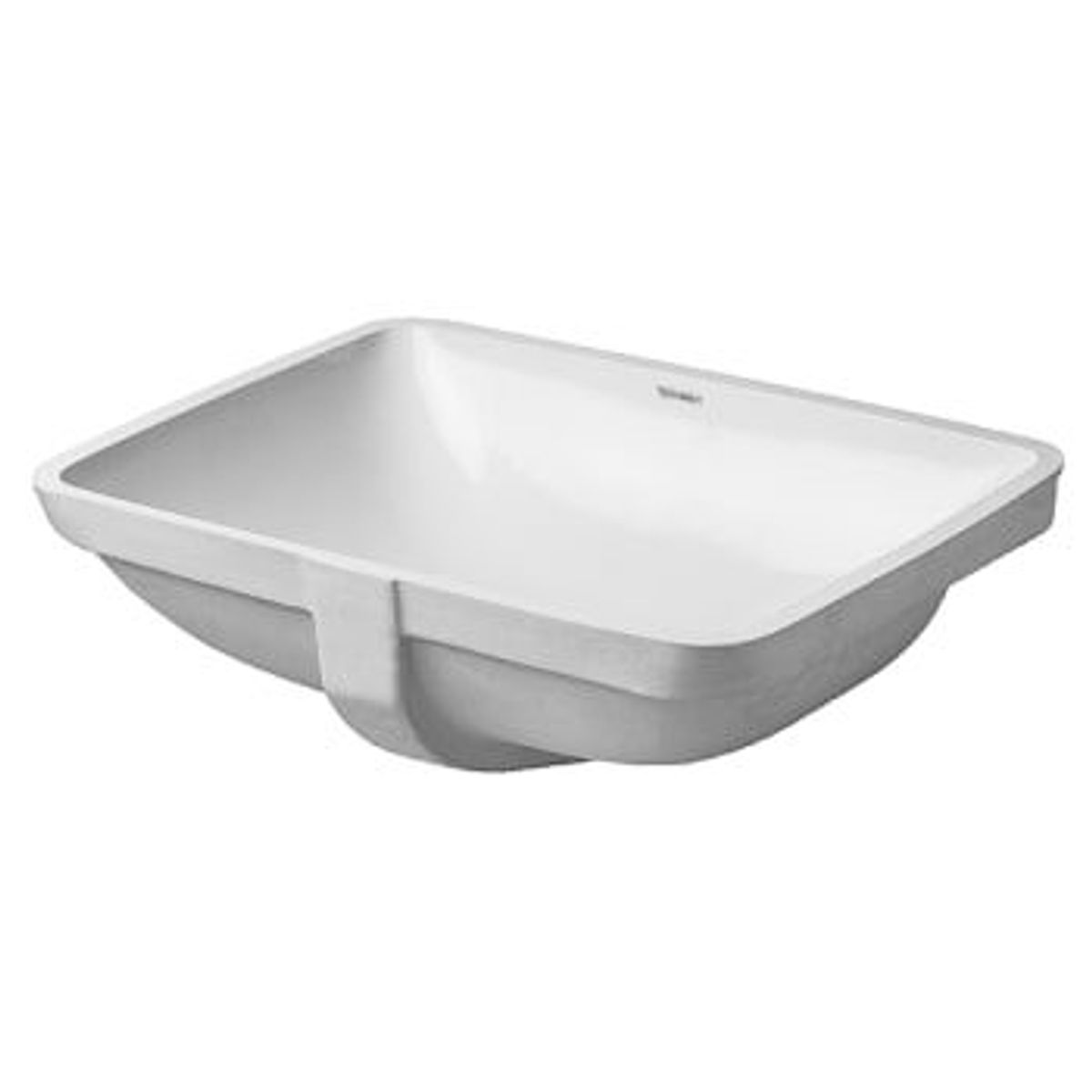 Duravit Starck 3 vask underlimning 49 x 36,5 cm med overløb uden hanehul