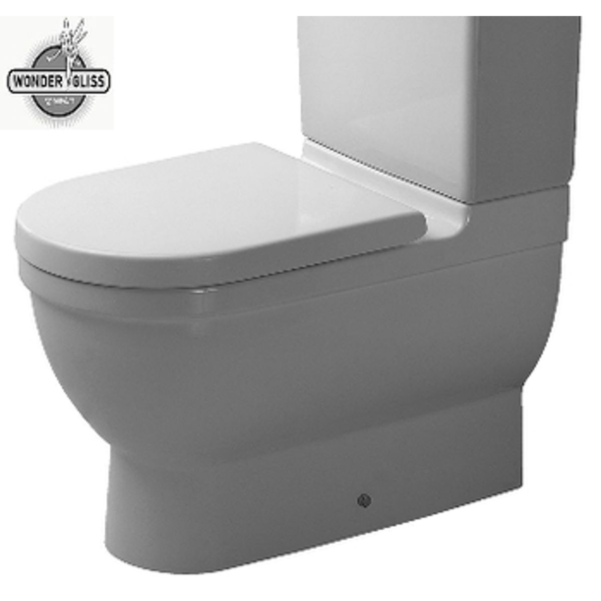 Duravit Starck 3 Toilet m/P-lås m/Wondergliss - 655x360 mm uden cisterne