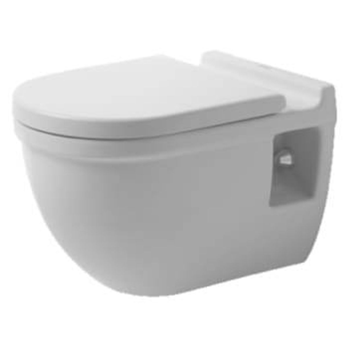 Duravit Starck 3 vægtoilet siddehøjde +5 cm med wondergliss