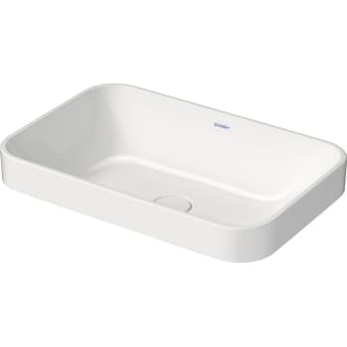 Duravit Happy D.2. Plus bowle uden hanehul 600x400mm, hvid, WonderGliss