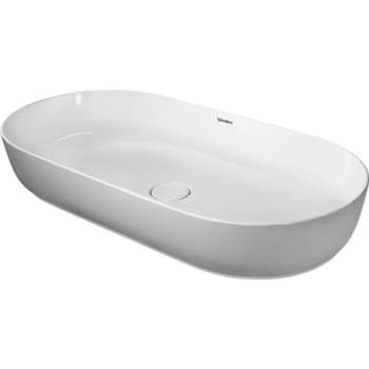 Duravit Luv bowle 80x40cm uden hanehul og overløb med wondergliss