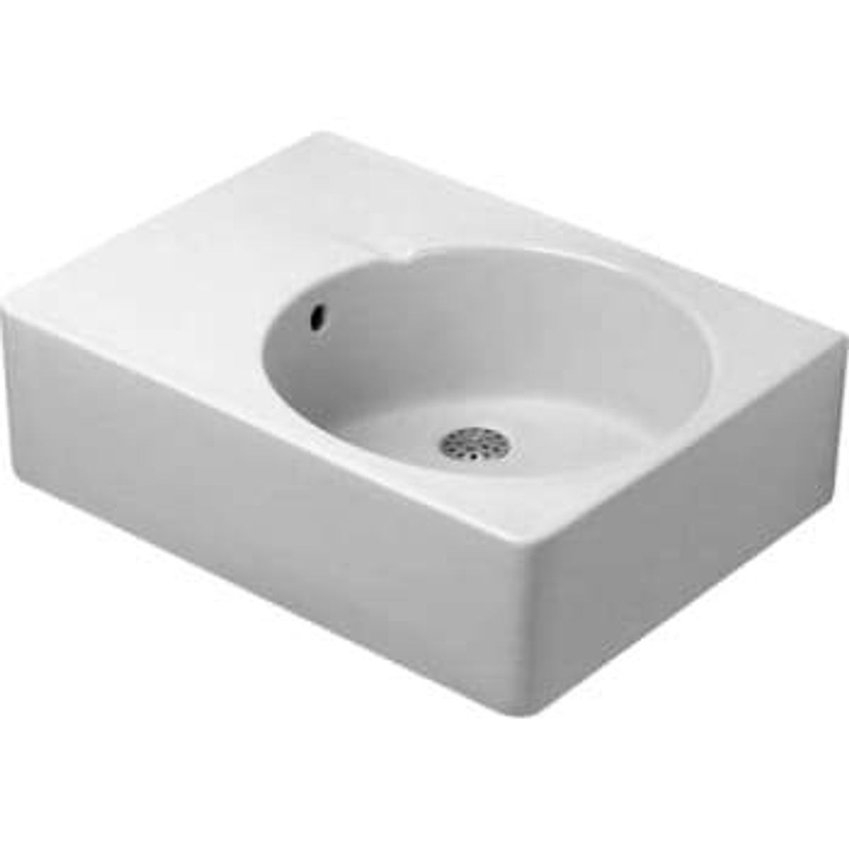 Duravit Scola vask 60 cm vask i højre side, uden hanehul