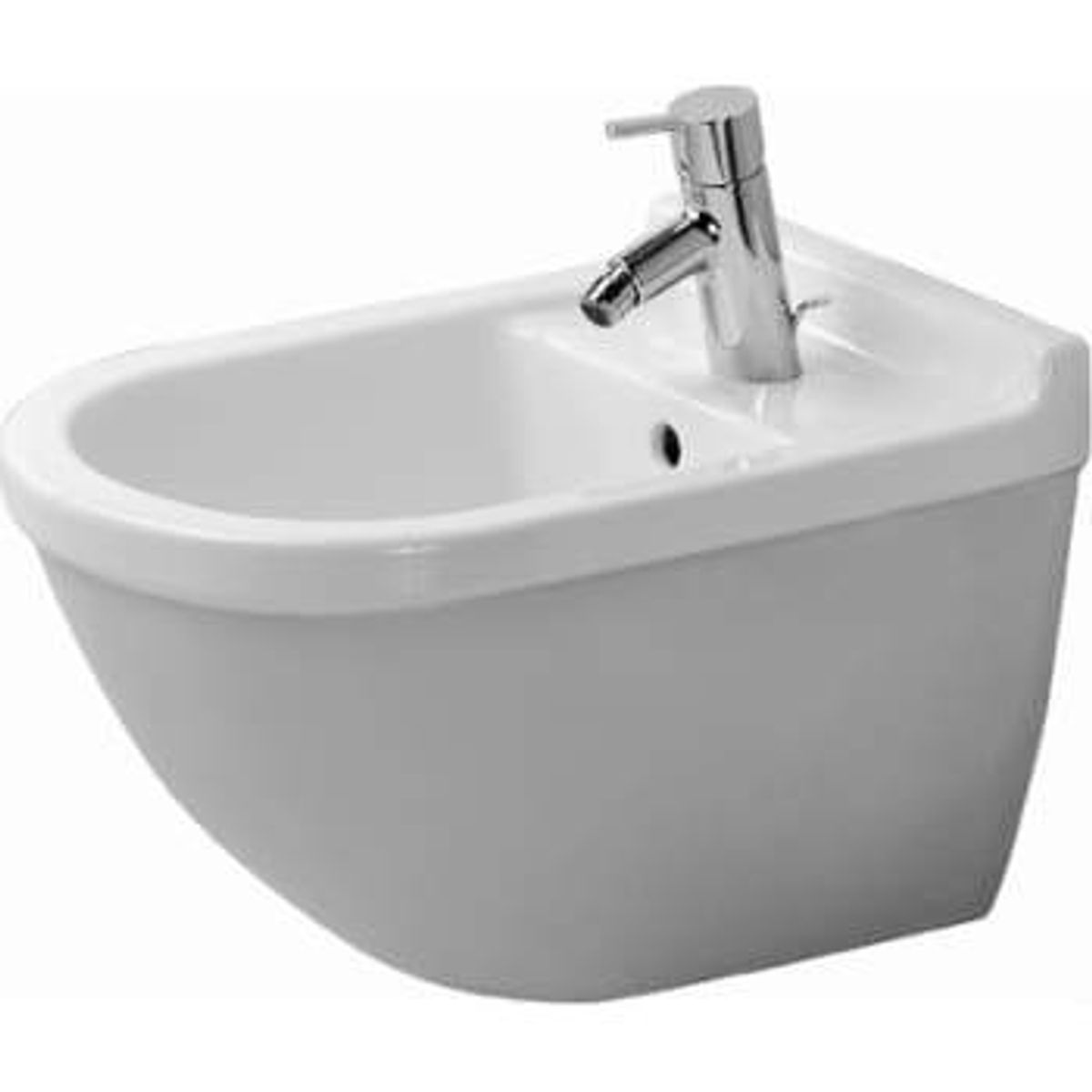 Duravit Starck 3 vægbidet, skjult montering wondergliss