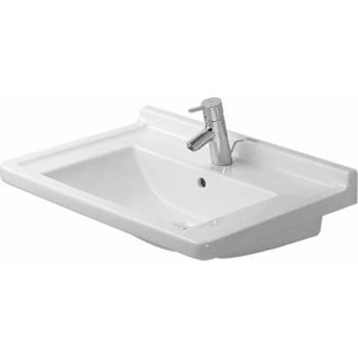 Duravit Starck 3 vask 70cm wondergliss