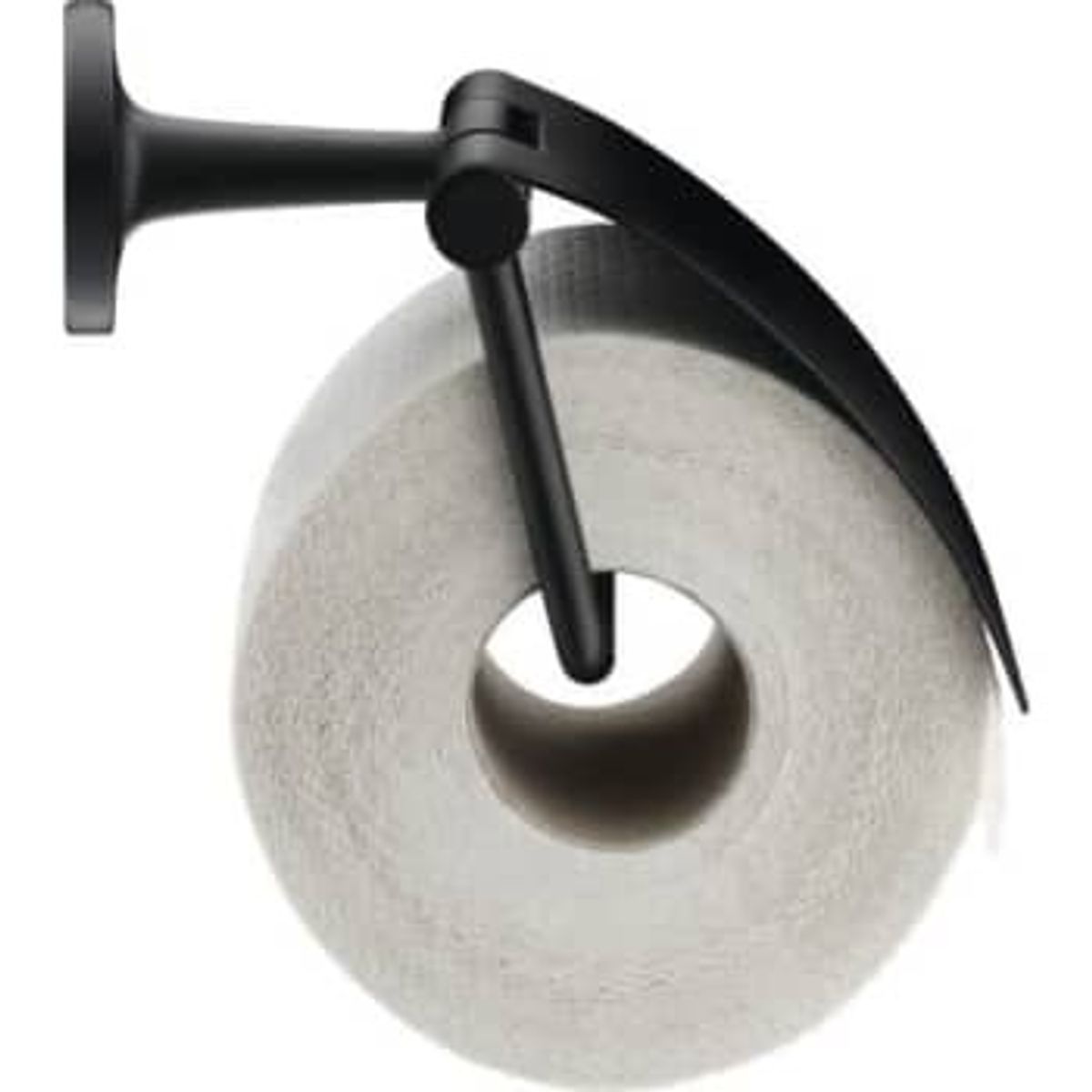 Duravit Starck T papirholder med låg sort mat, 125x83mm