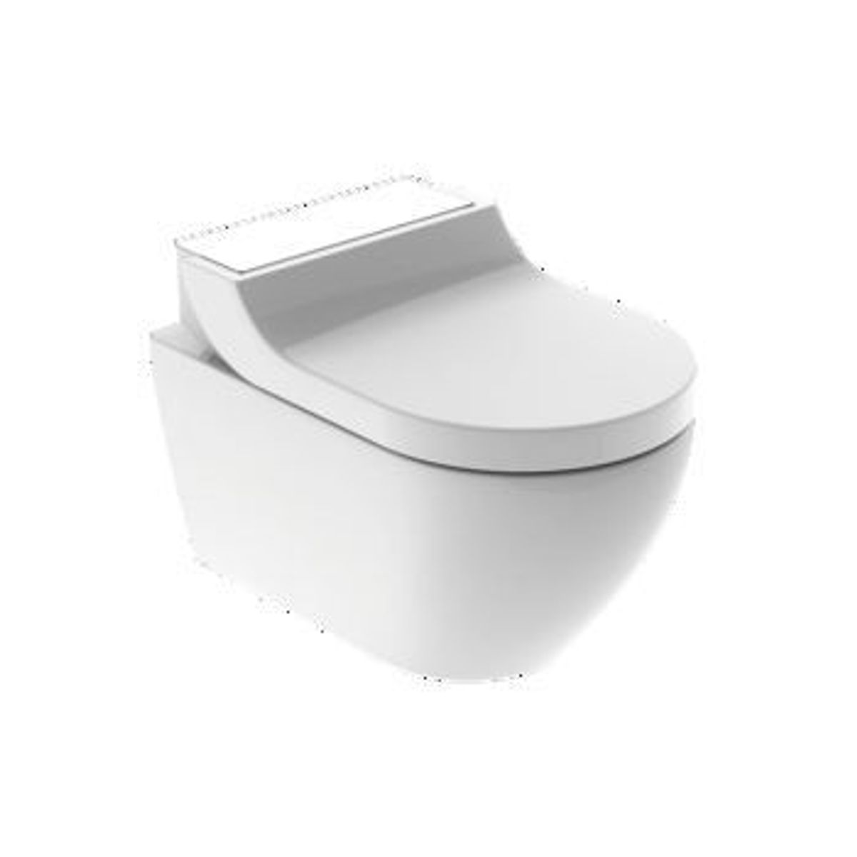 Geberit Aquaclean Tuma comfort toilet hvid glas væghængt