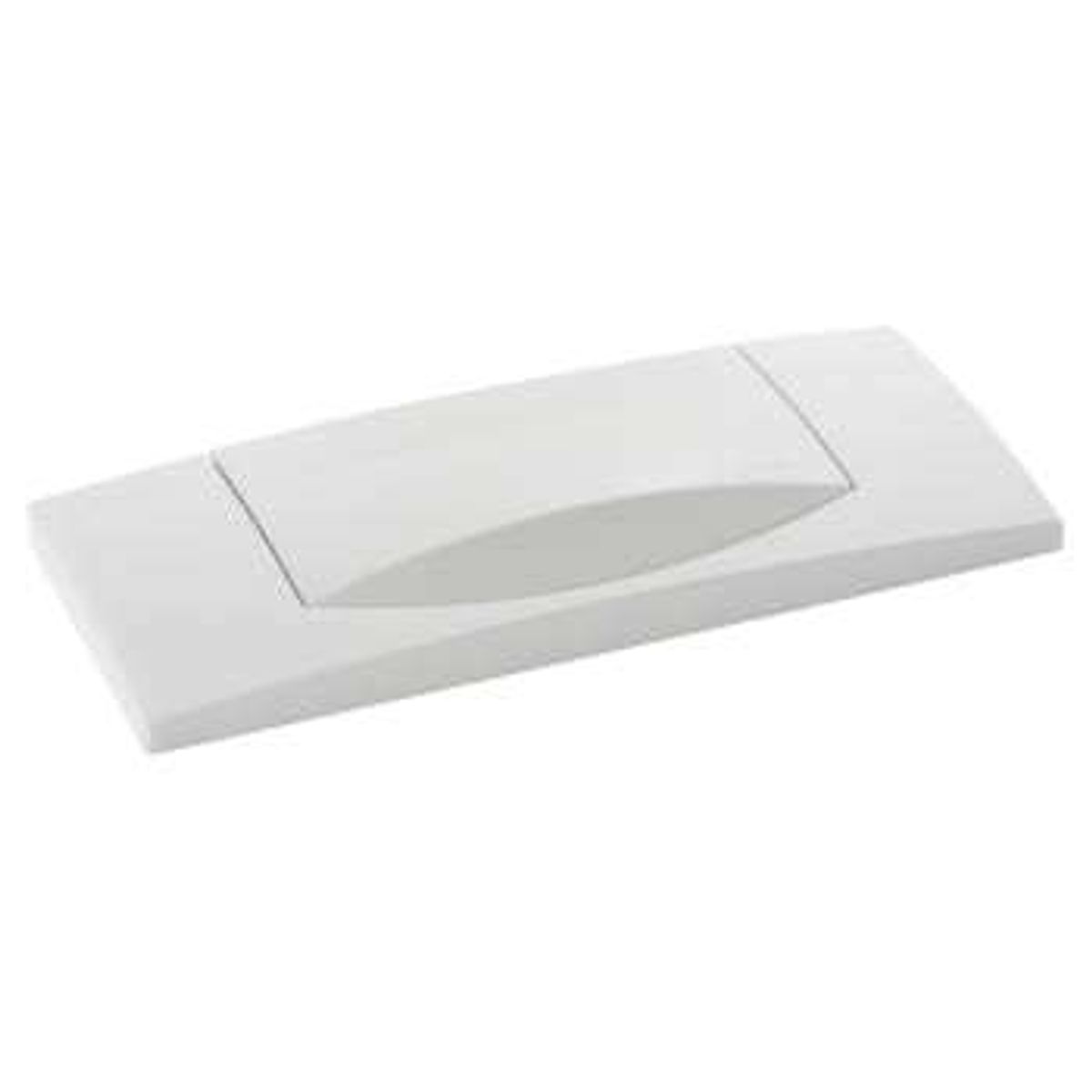 Geberit topplade hvid 36 x 14 cm til 1