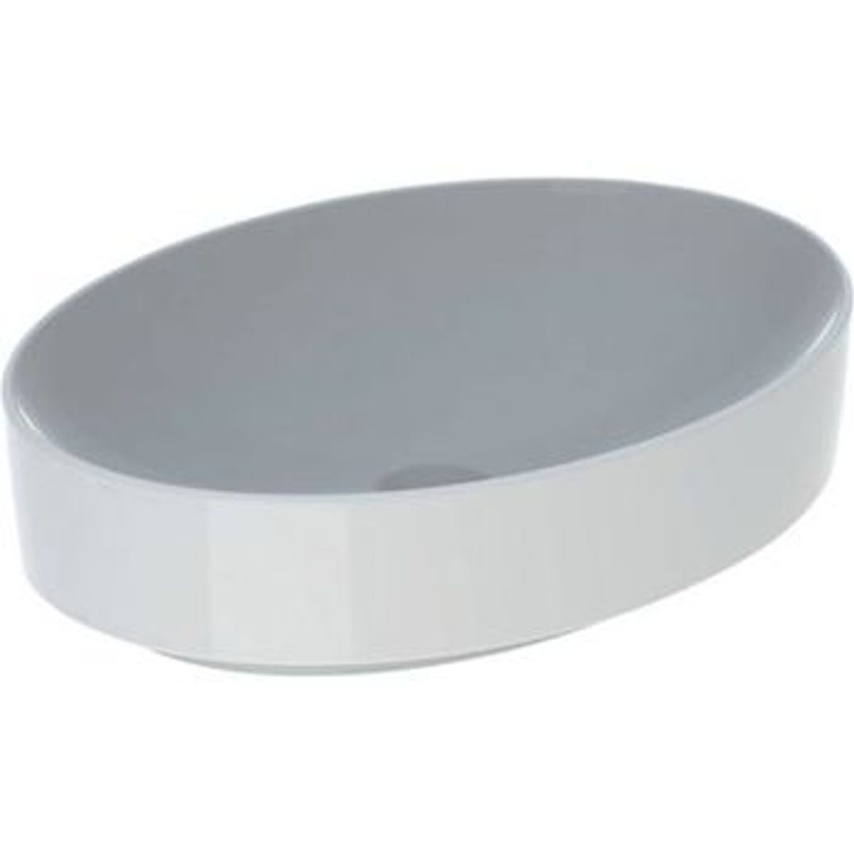 Geberit variform vask t/bordmont. oval 55x40cm