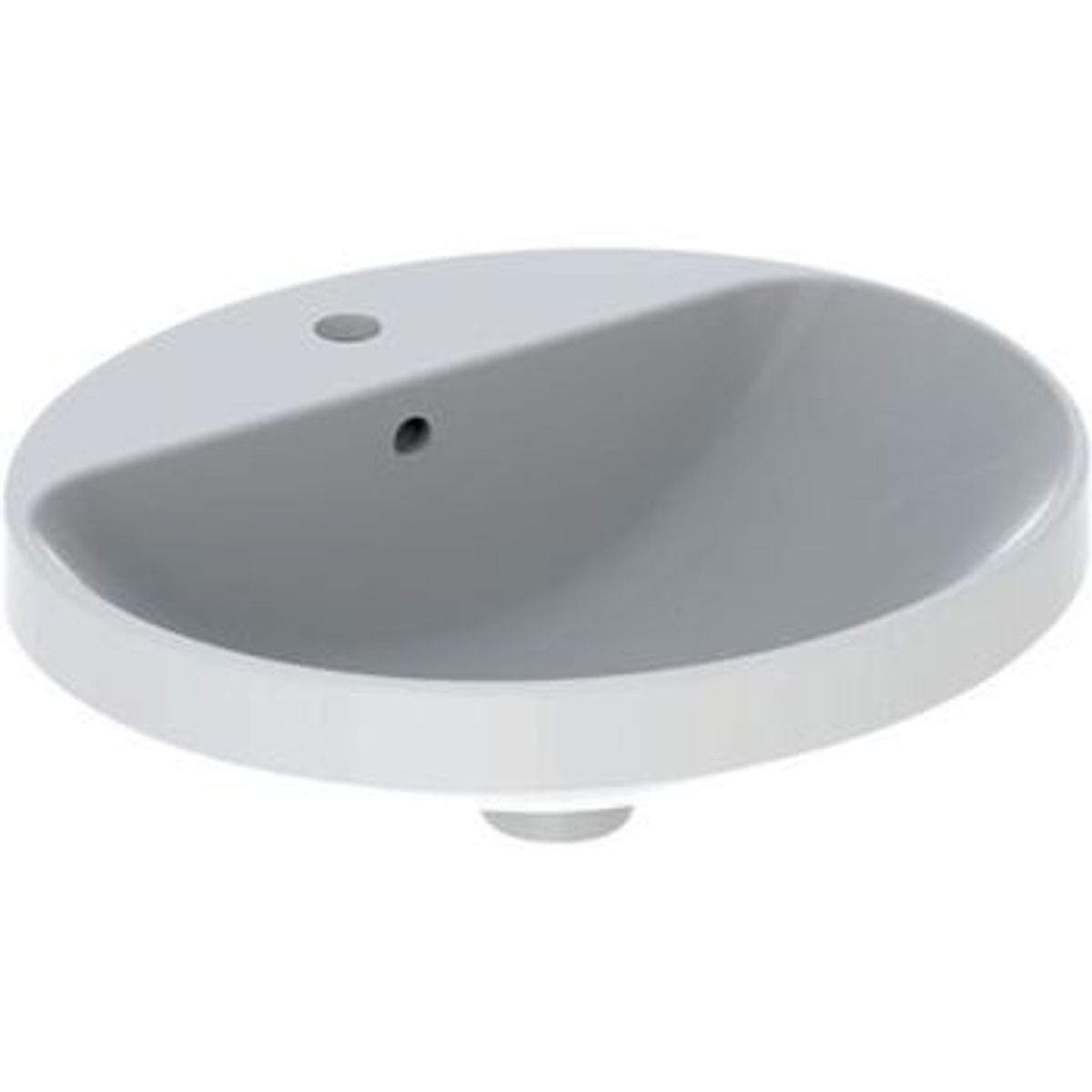 Geberit variform vask t/indb. oval 50x45 hvid