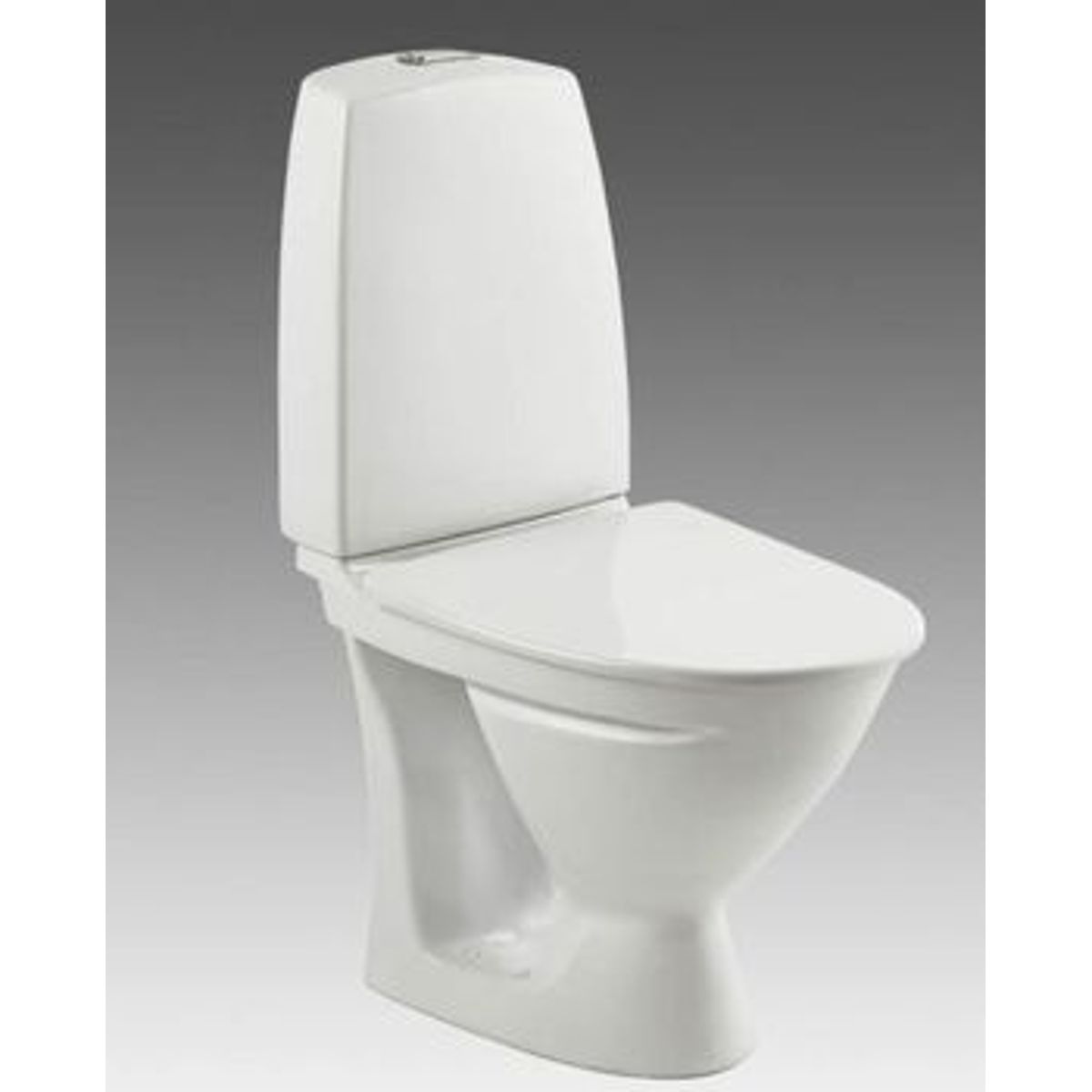 IfÖ Sign Toilet kort model 6832 P lås Compact hvid med IFø Clean