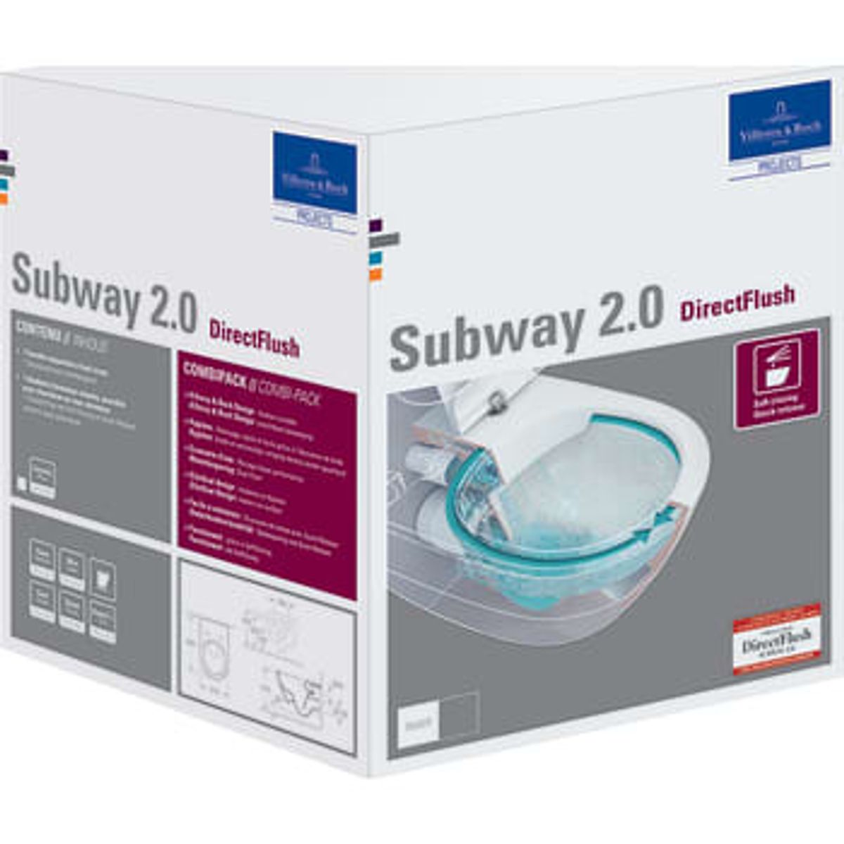 Villeroy & Boch V&b 5614 subway 2.0 wc+s&aelig;de