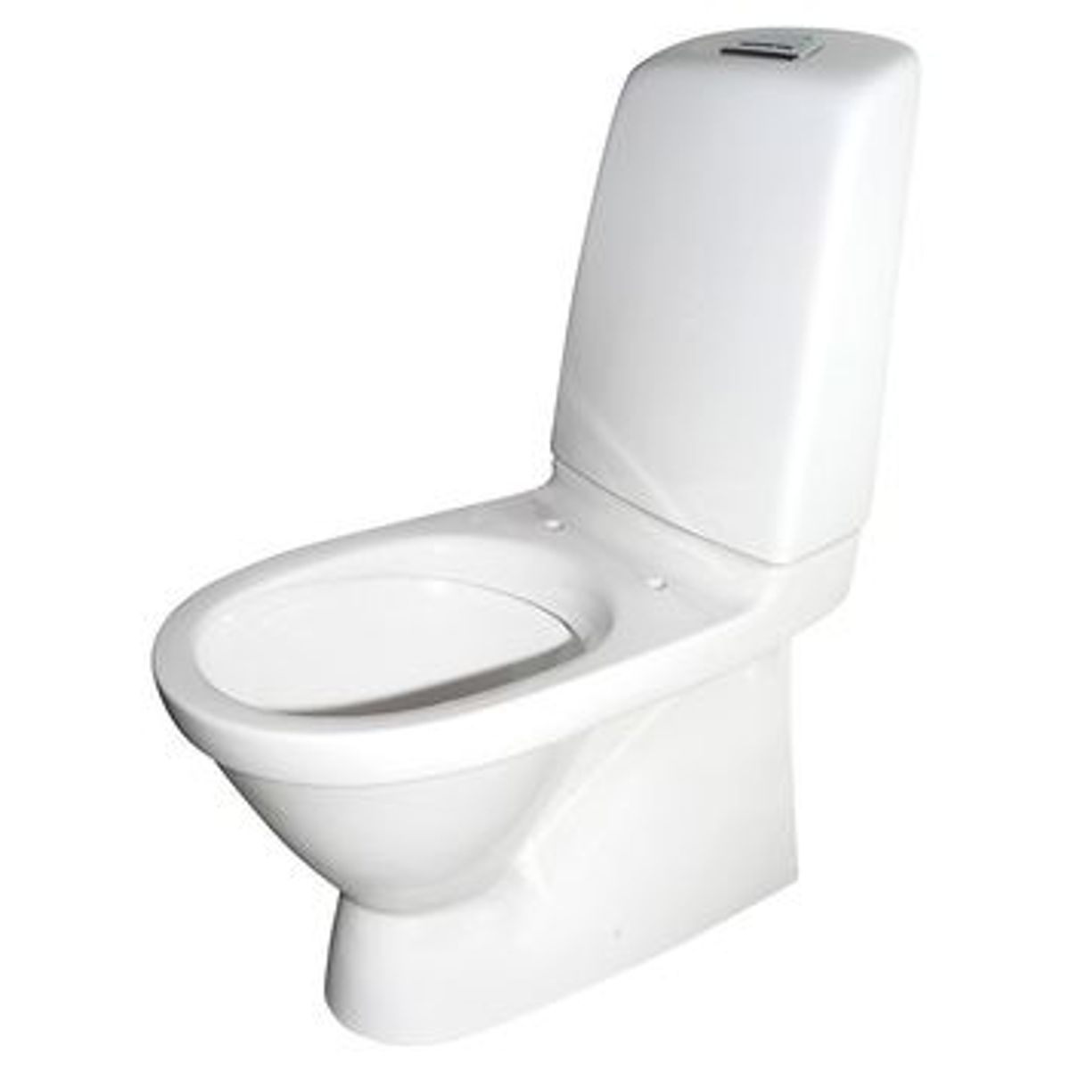 Gustavsberg Nautic 1500 Toilet med åben skyllerand. Hygienic Flush. C+. Skjult S-lås GB1150R