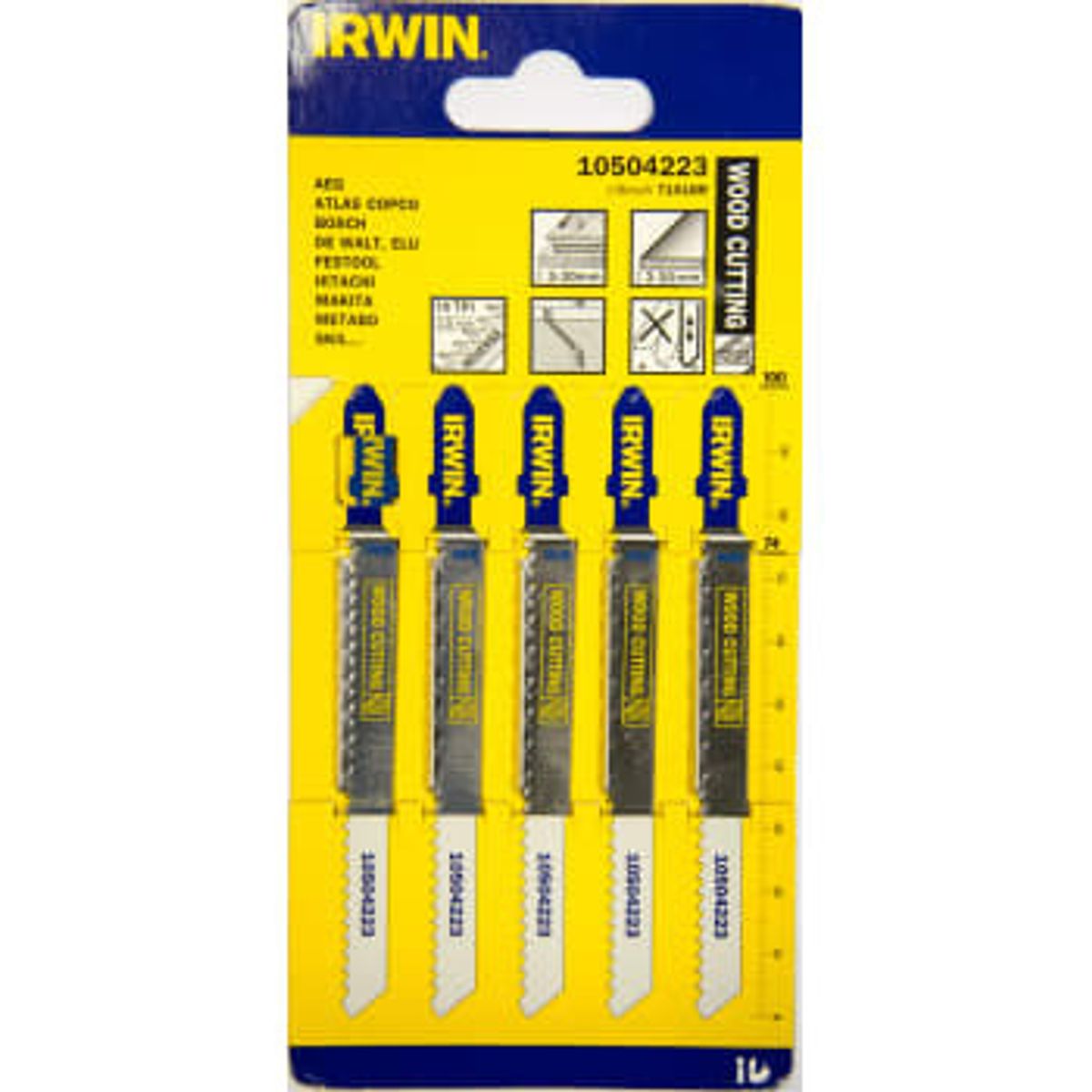 IRWIN stiksavkl. t101br 10504223 5pk