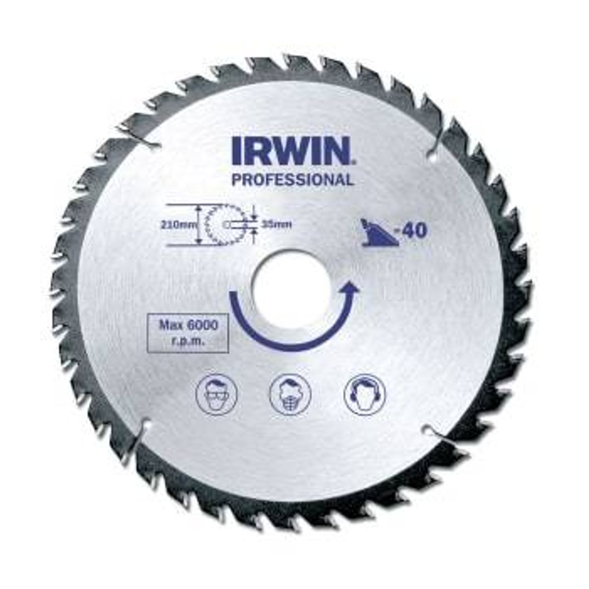 IRWIN rundsavklinge 40td ø190/30