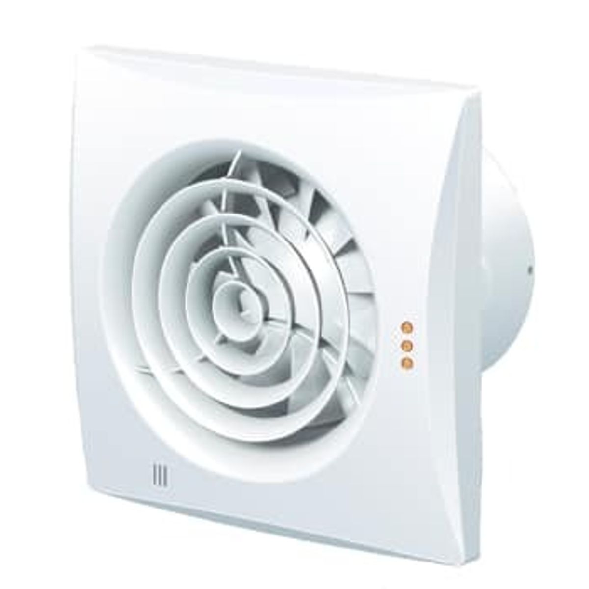 Dukadan Ventilator PRO 30 TH fugt- og tidsstyret, Ø100 mm