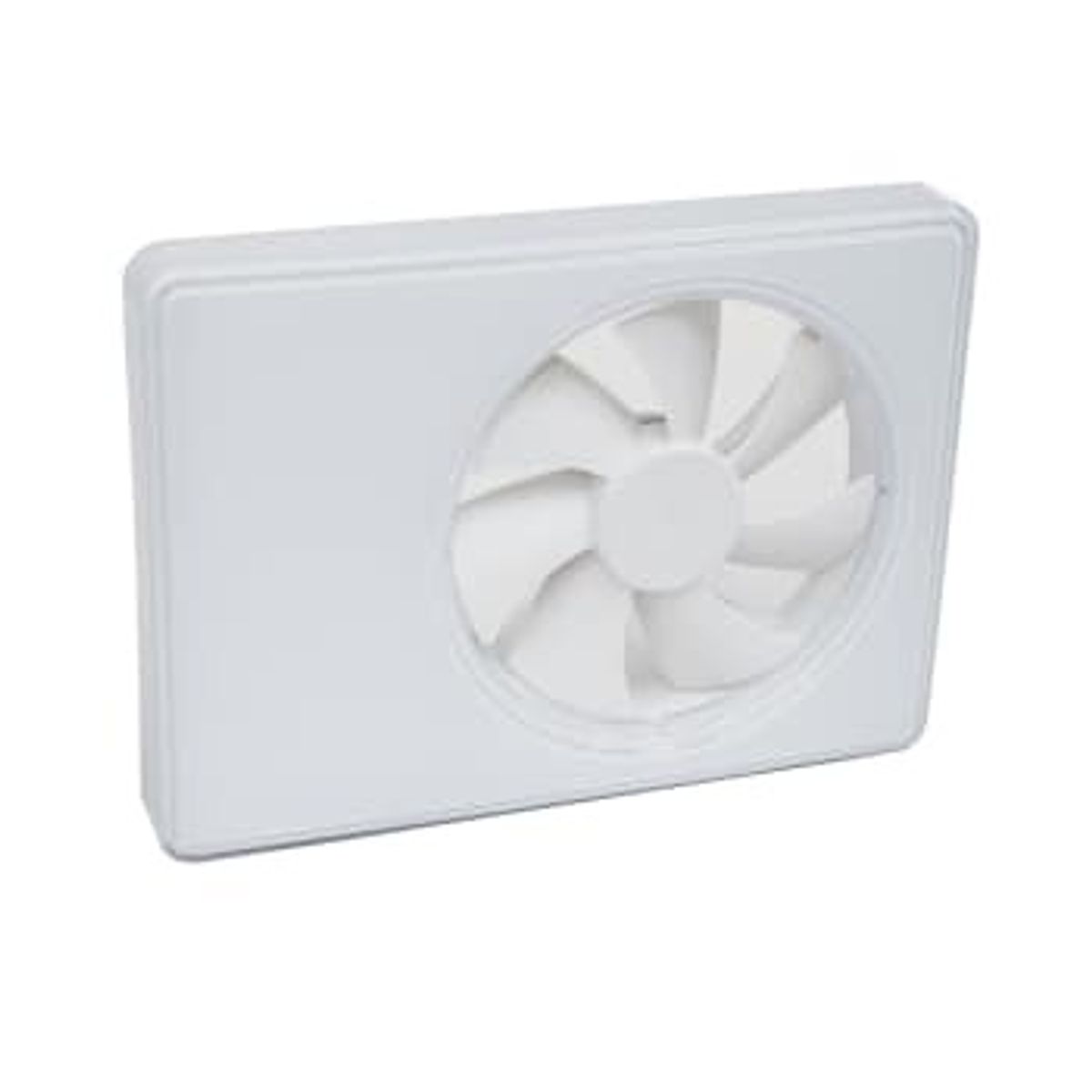 Dukadan Duka smart fan ventilator fugt/tidsstyret, Ø100/125 mm, hvid