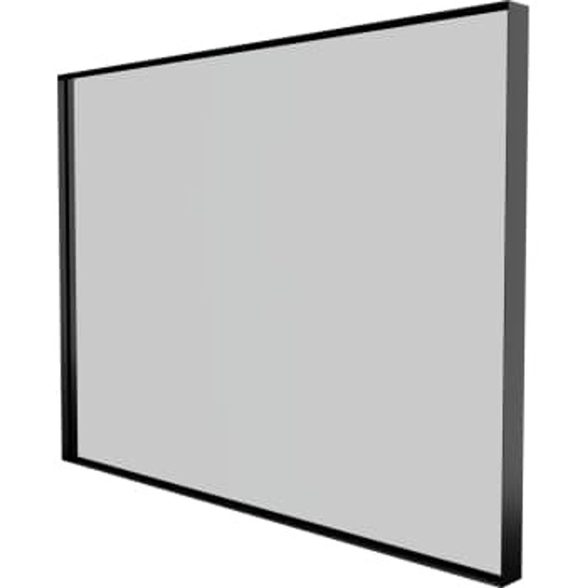 Cosani Sanibell Basicline spejl 80x60cm, mat sort aluramme