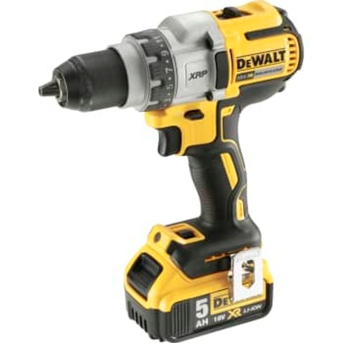 DEWALT 18 V XRP boremaskine DCD991P2-QW, 2 x 18 V/5,0 Ah