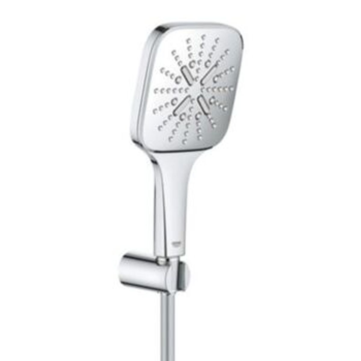 Grohe - EDI Rainshower SmartActive 130 Cube, Vægholdersæt 3 sprays