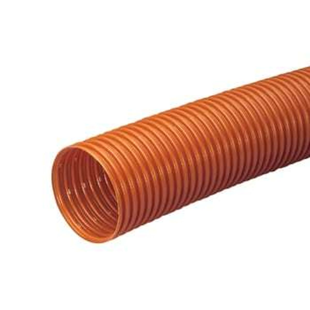 Wavin 160/145 mm PVC-drænrør med 1,5 x 5 mm slids, 50 m, brun (50 mtr)