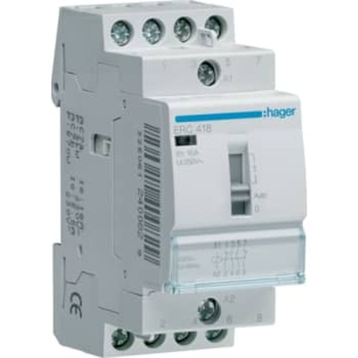 Hager Rel&aelig; 16a 2sl+2br 24v 2m