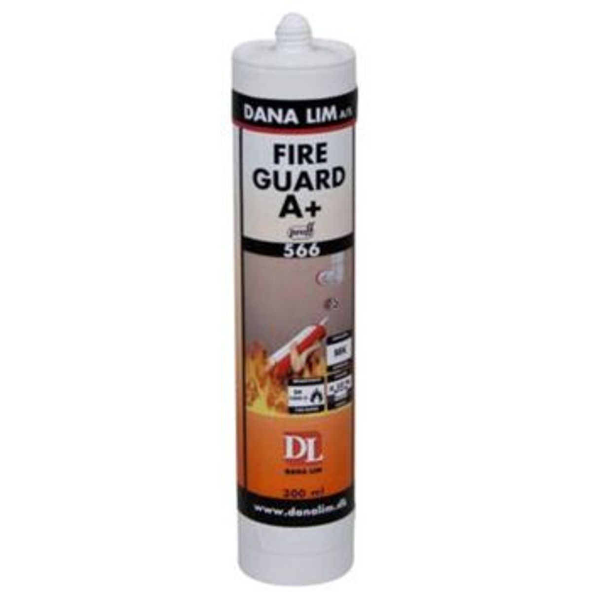 Dana Lim Fire guard a+ 566 hvid 300 ml