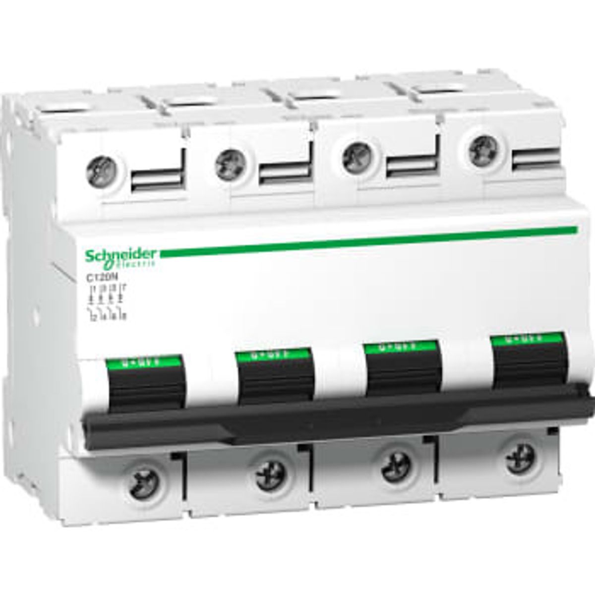 Schneider Electric Automatsikring c 4p 63a 10ka