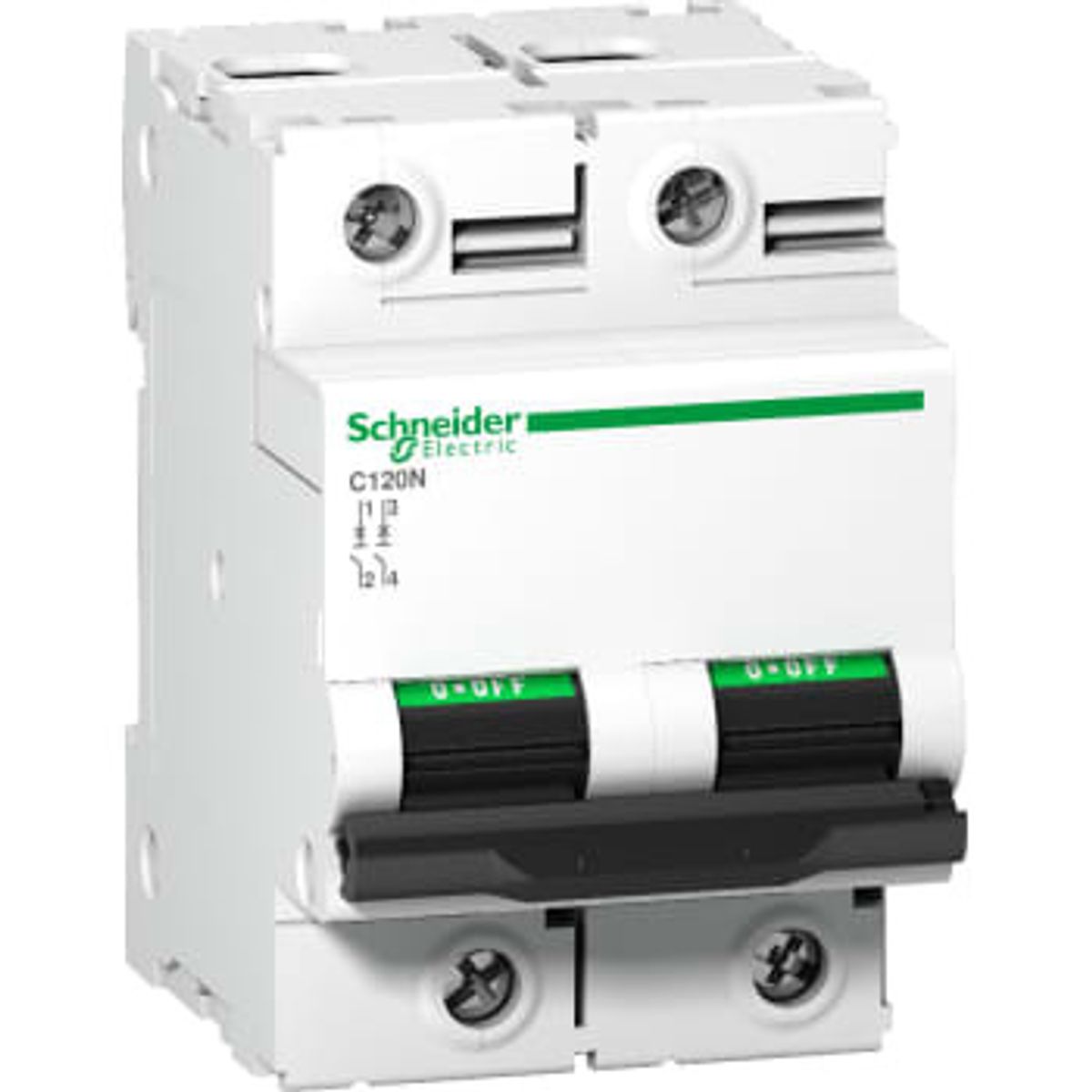 Schneider Electric Automatsikring d 2p 63a 10ka