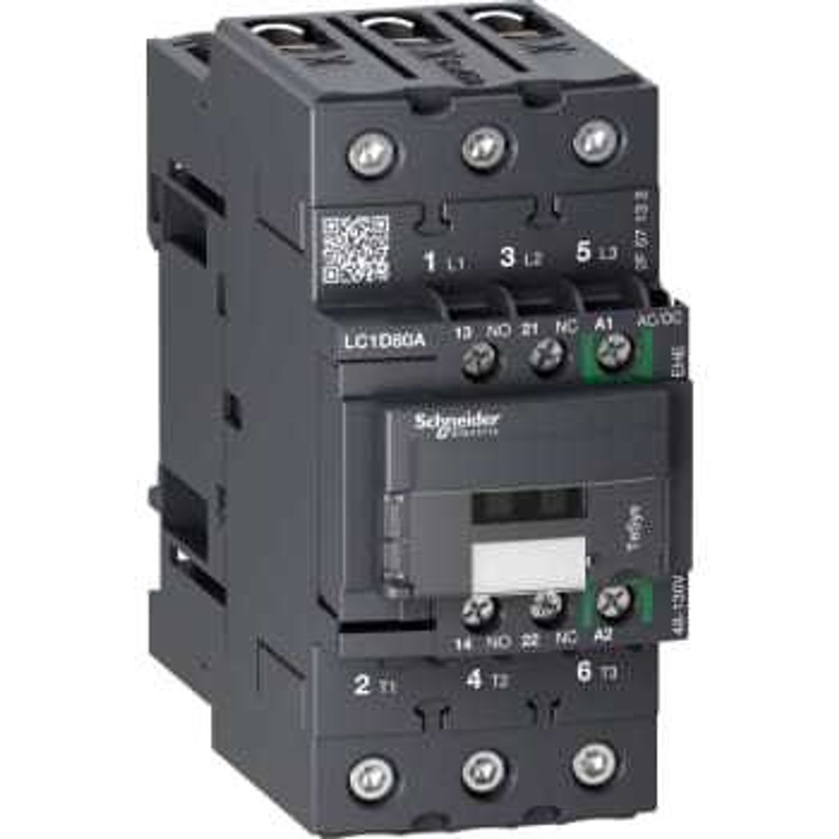 Schneider Electric Kontaktor Tesys D LC1D80A6EHE 80A 3P 48-130V AC/DC