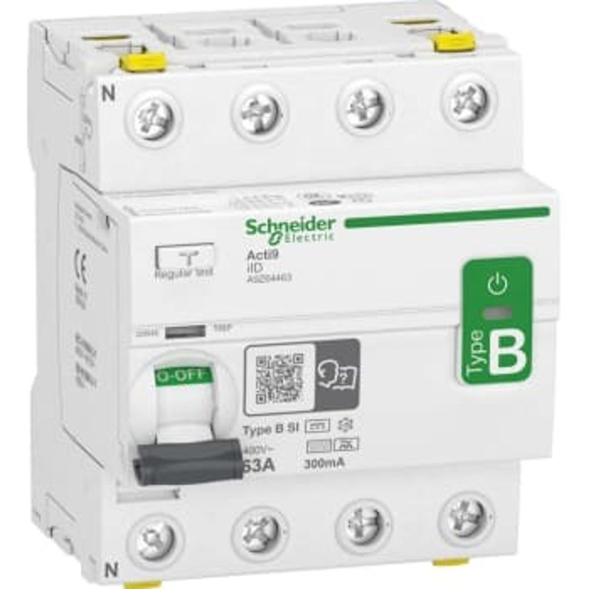 Schneider Electric Pfi 4p 63a 300ma b-si ac/dc