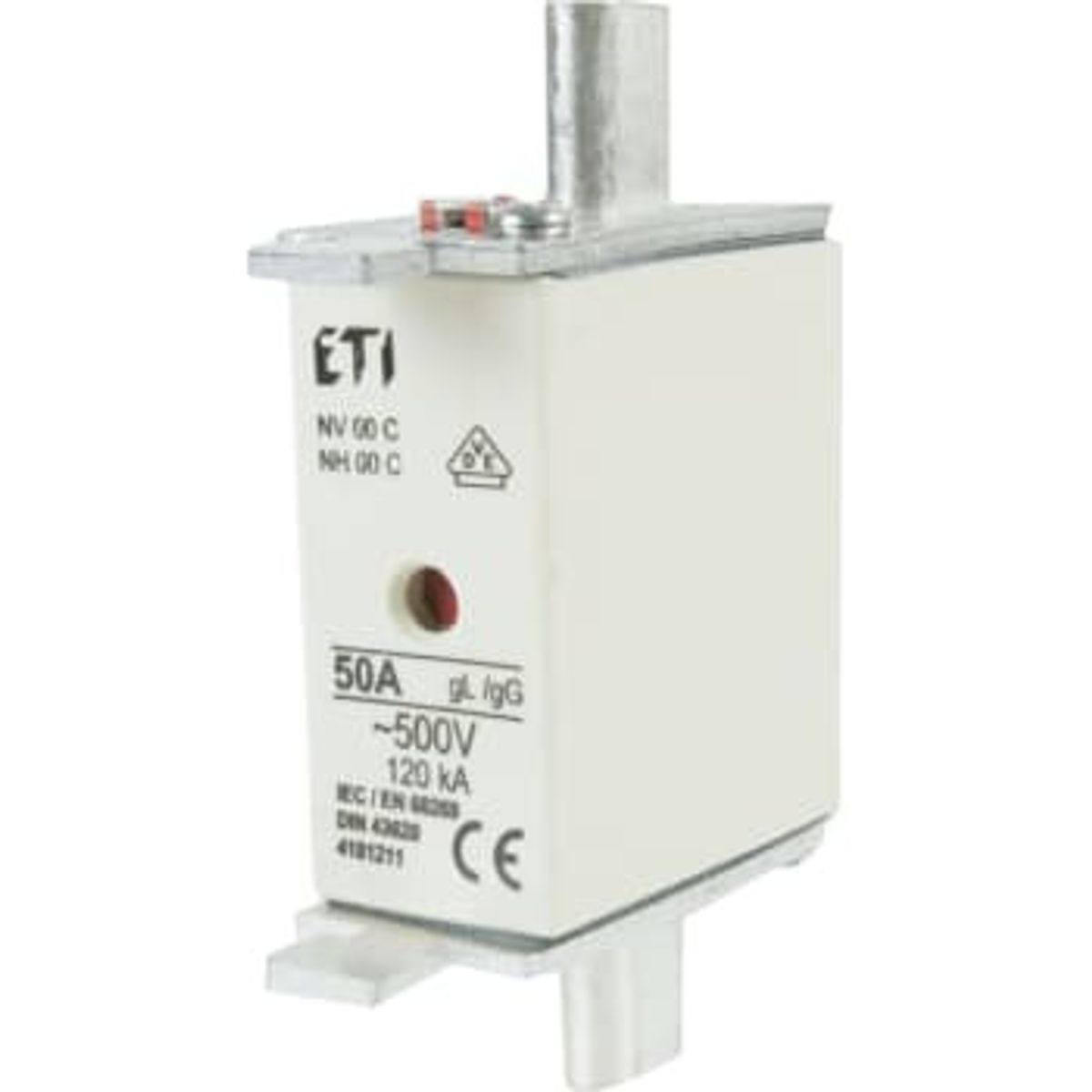 ETI Sikring NH 000 80A 500V gL/gG