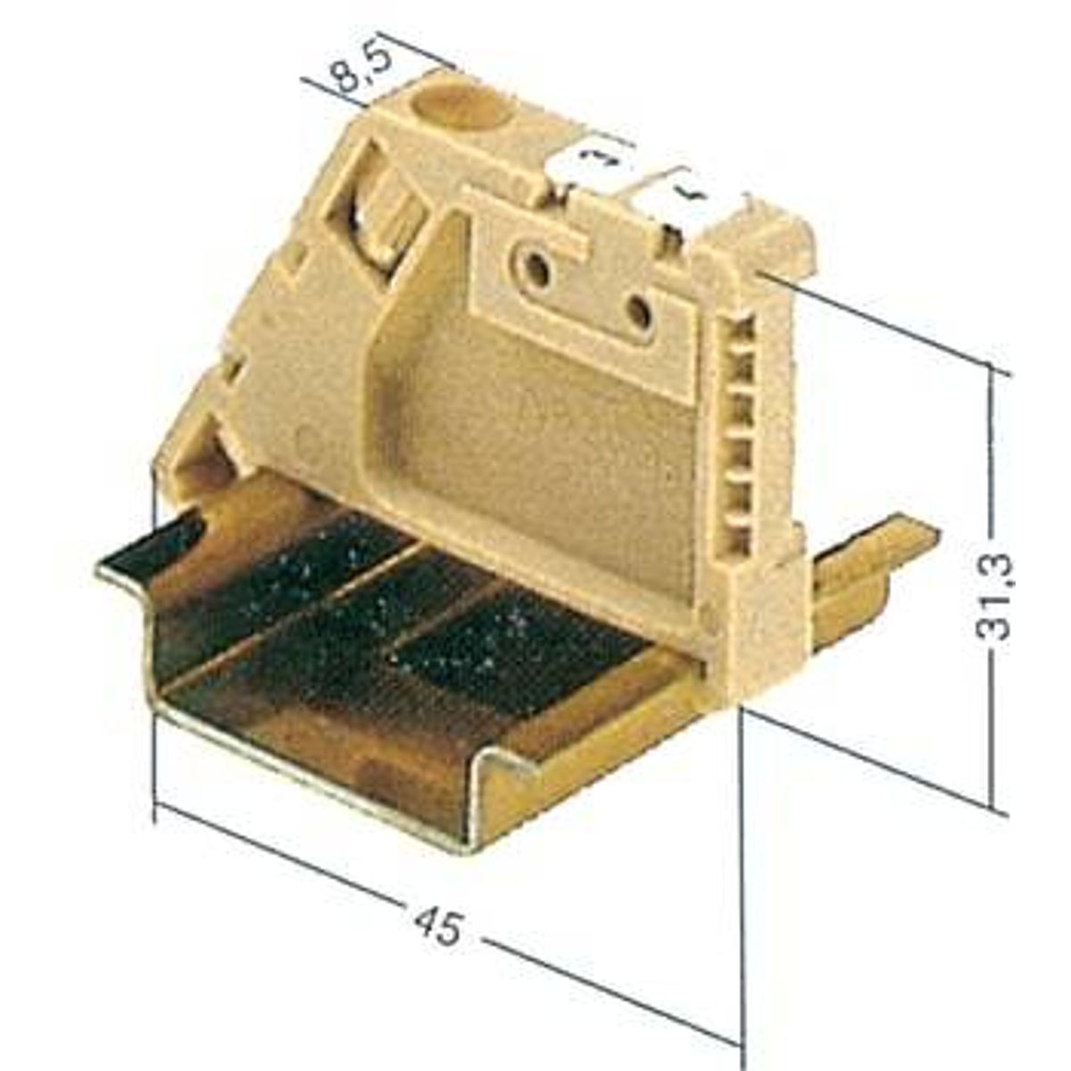 Weidmüller endevinkel ew 35 38356