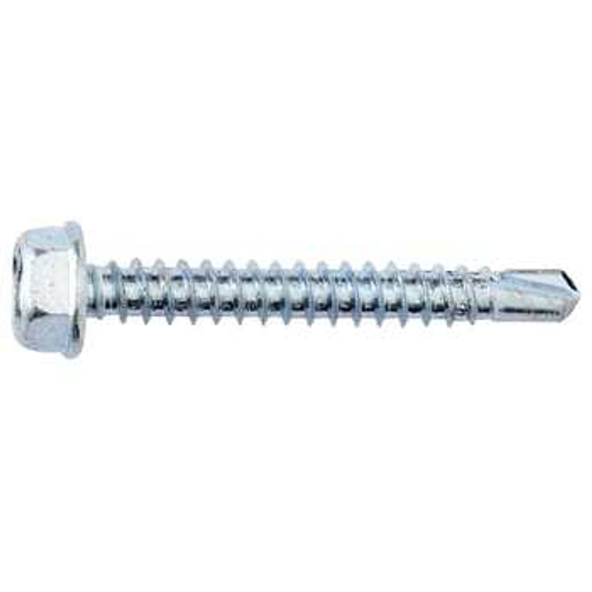 NKT Fasteners Pladeskrue, elforzinket, 6-kanthoved 7 mm, 200 stk. 4,2 x 13 mm