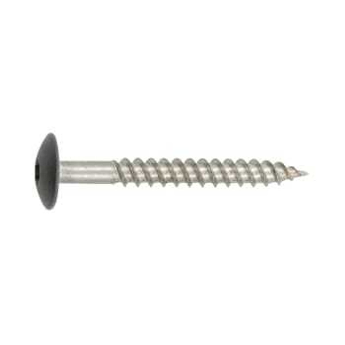 NKT Fasteners Facadeskrue, rustfri A2, DH, TX20, 4,5x40 mm, antracit, 200 stk.