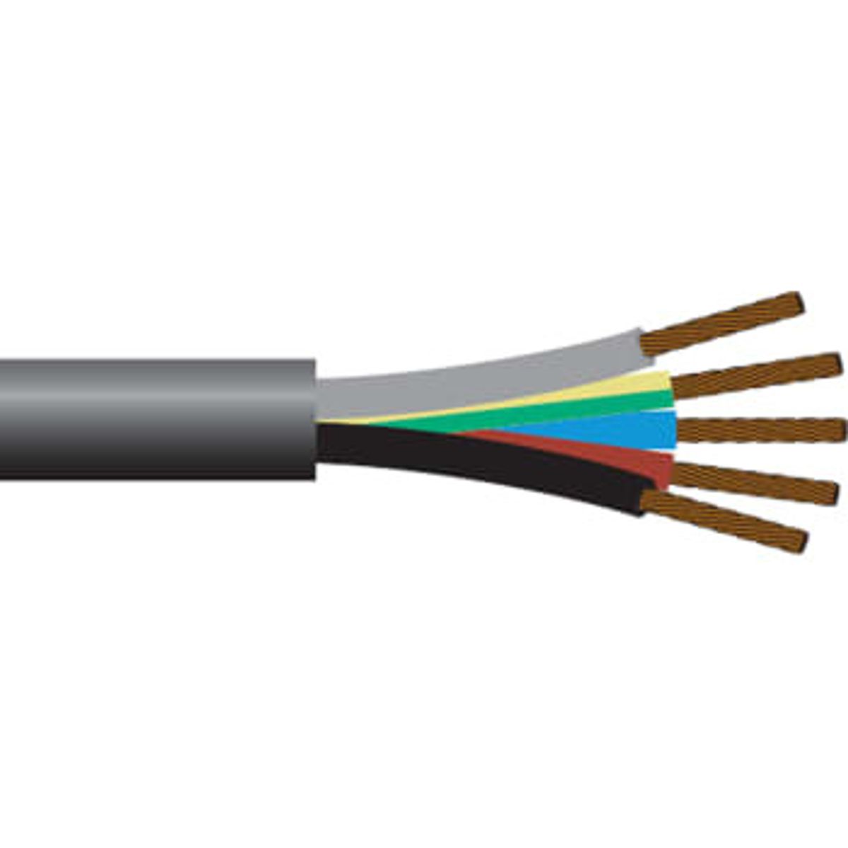 NKT Gummikabel gkaj 5g1,5 r100 (100 mtr)