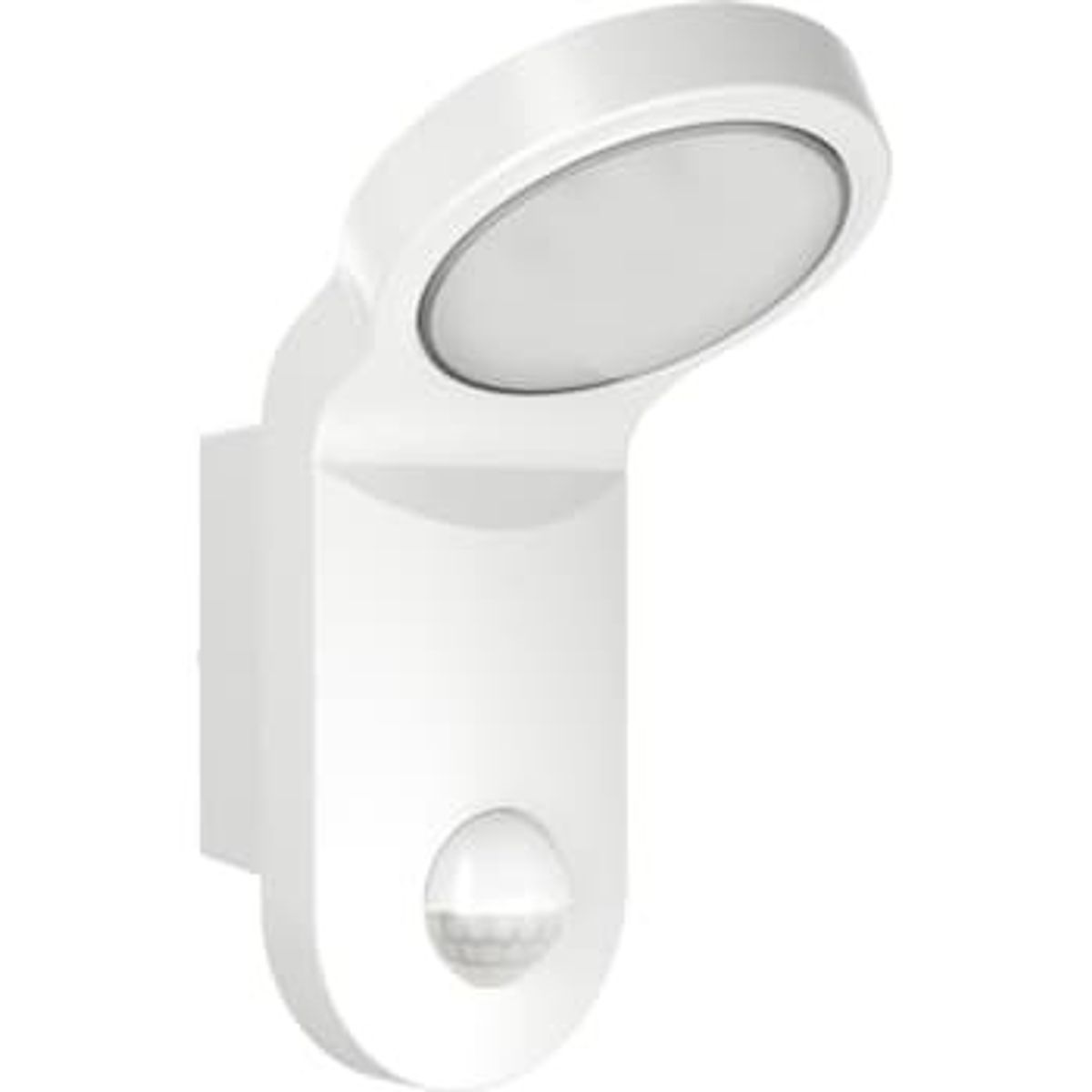 Esylux Armatur AOL 100 LED 3000K hvid med sensor