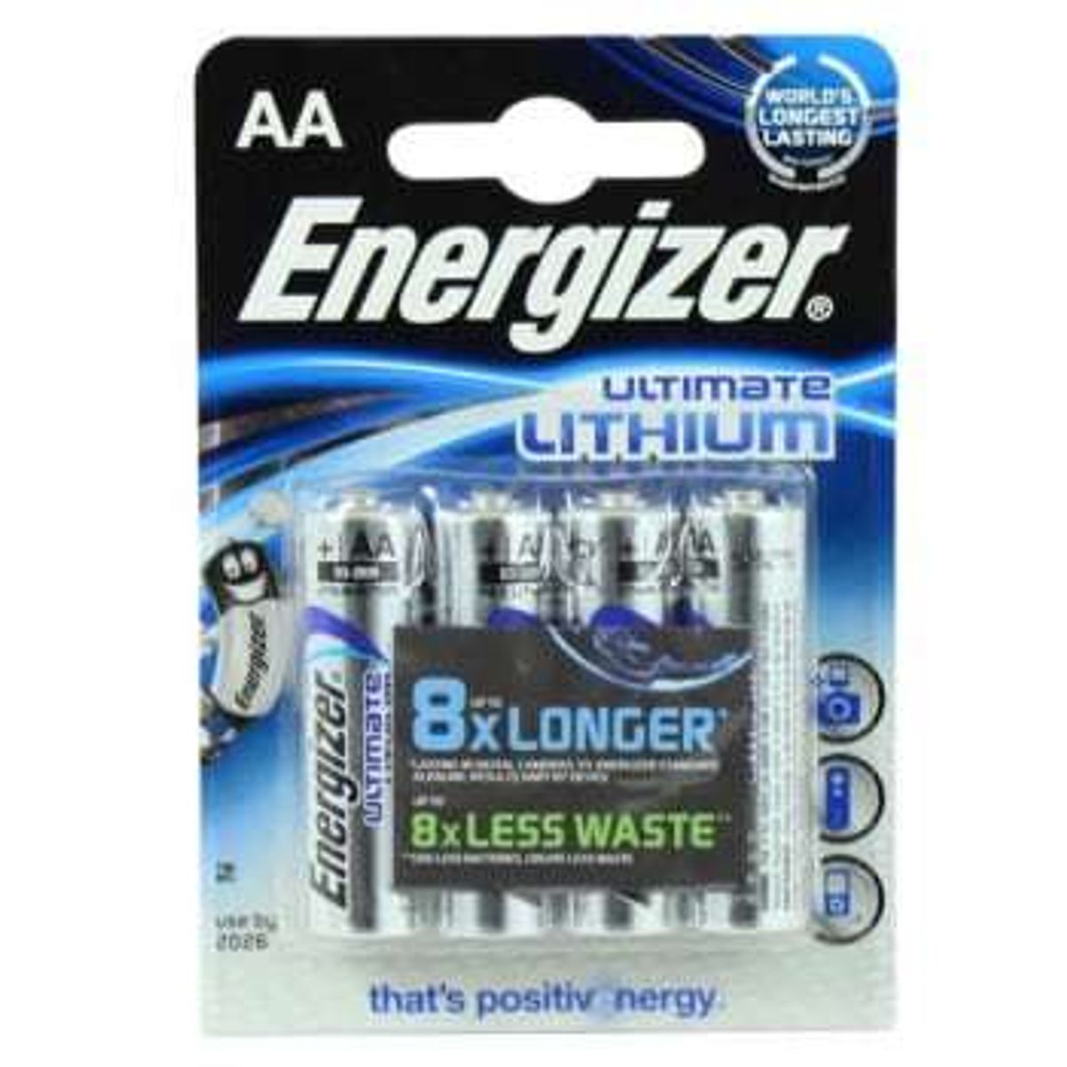 Energizer L91/AA batteri, 4 stk.