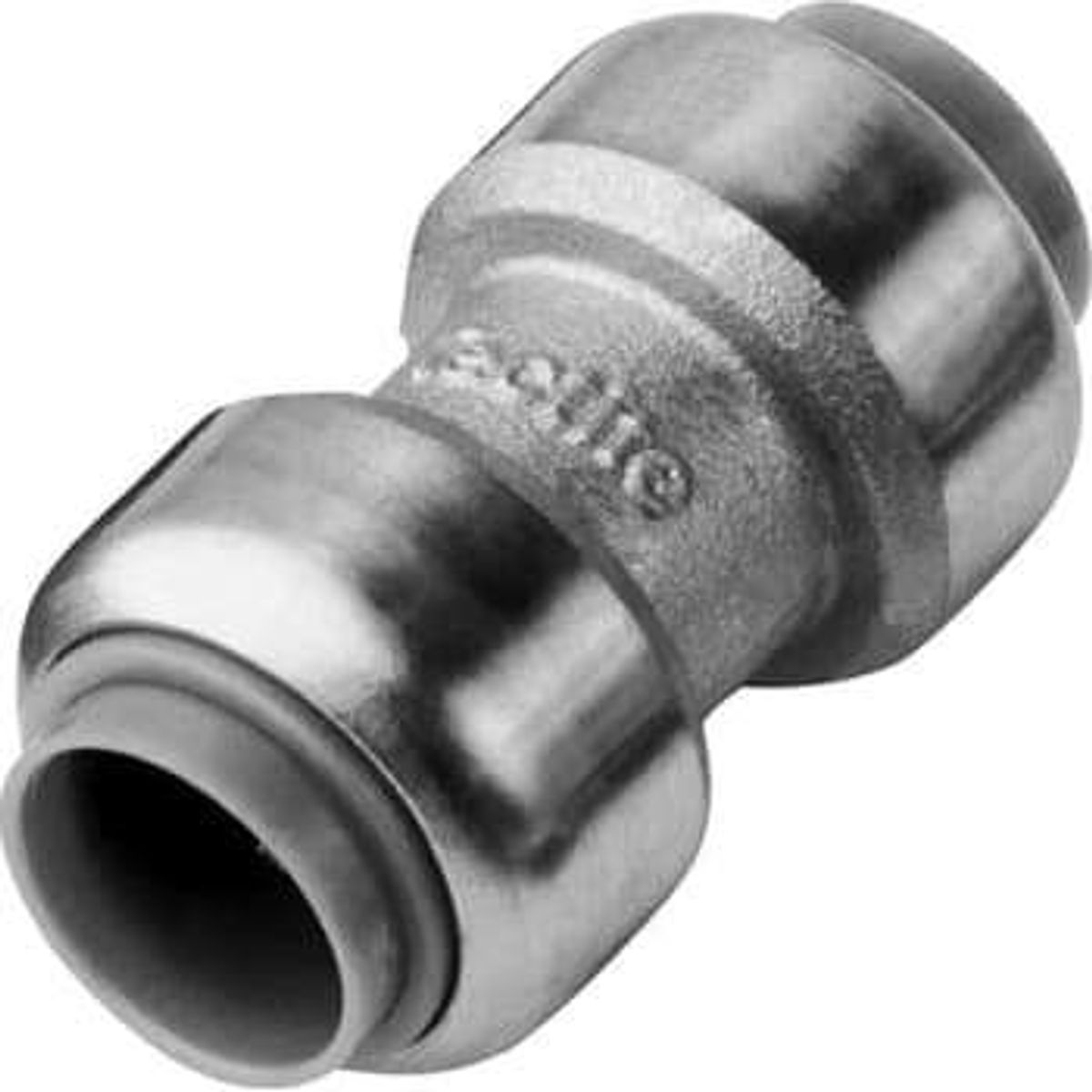 Roth samlemuffe 22 mm, indstikfittings i rustfri stål