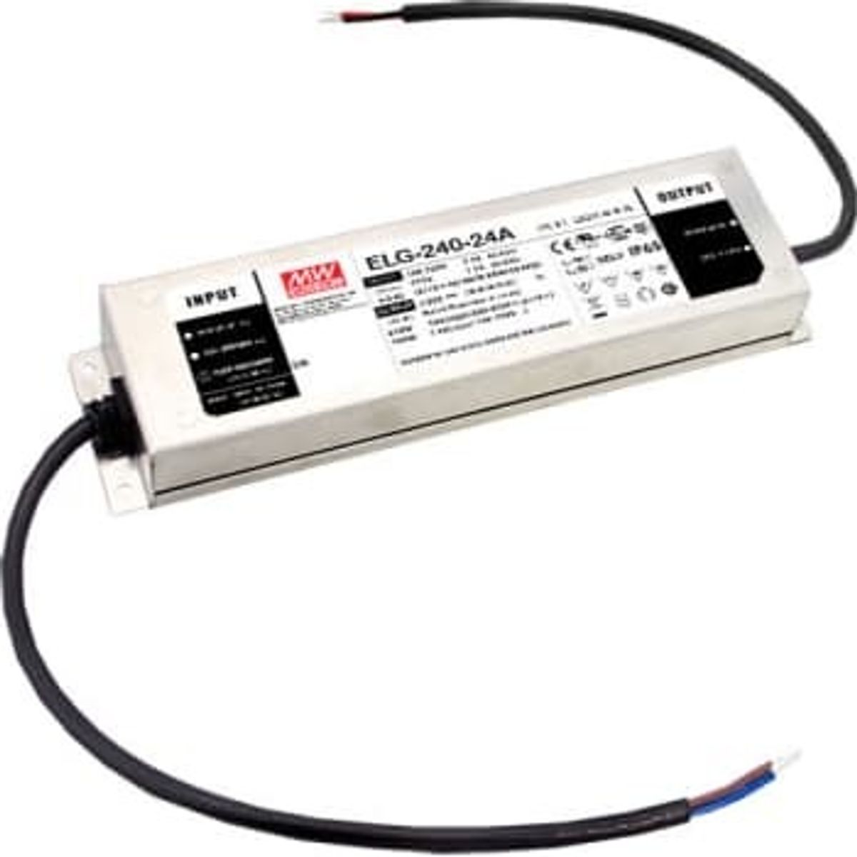 Mean Well LED Driver ELG-240-24B-3Y, 24VDC 10A 240W, IP67