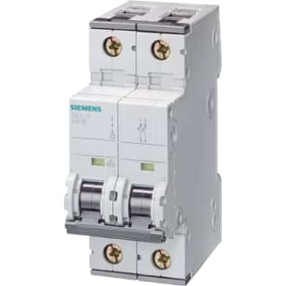 Siemens Automatsikring C 40A, 2P, 6kA, 5SY6240-7