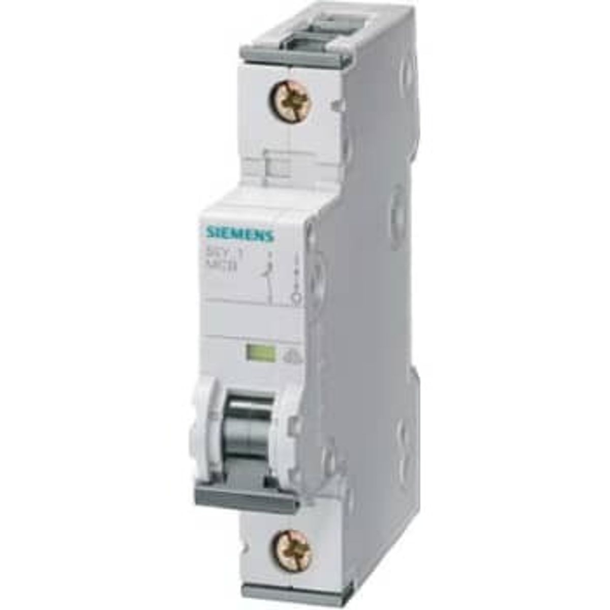 Siemens Automatsikring C 63A, 1P, 6kA, 5SY6163-7