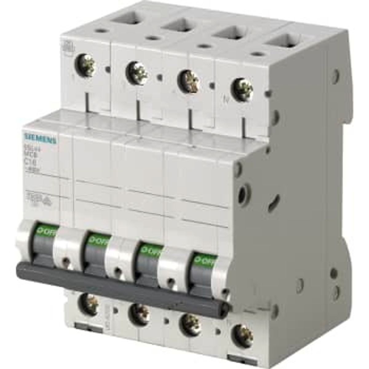 Siemens Automatsikring C 13A 3P+N 10kA 5SL4613-7