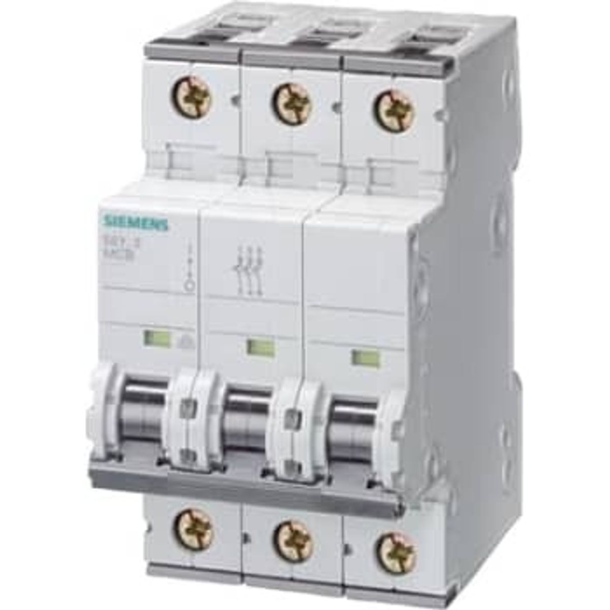 Siemens Automatsikring C 10A, 3P, 6kA, 5SY6310-7