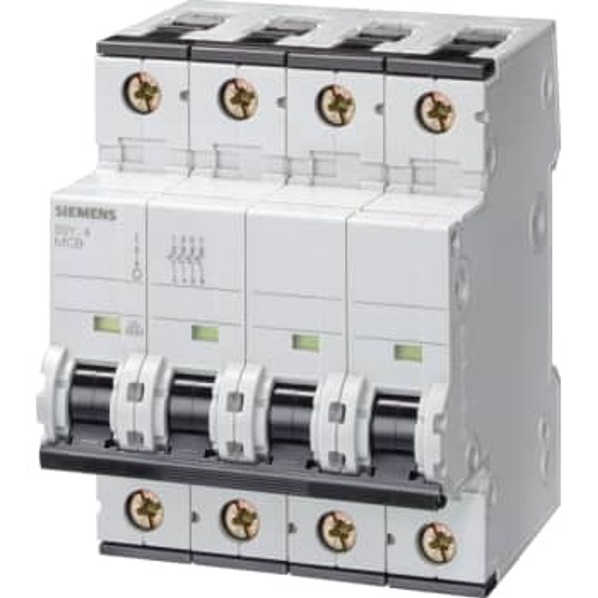 Siemens Automatsikring C 32A, 3P+N, 10kA, 5SY4632-7