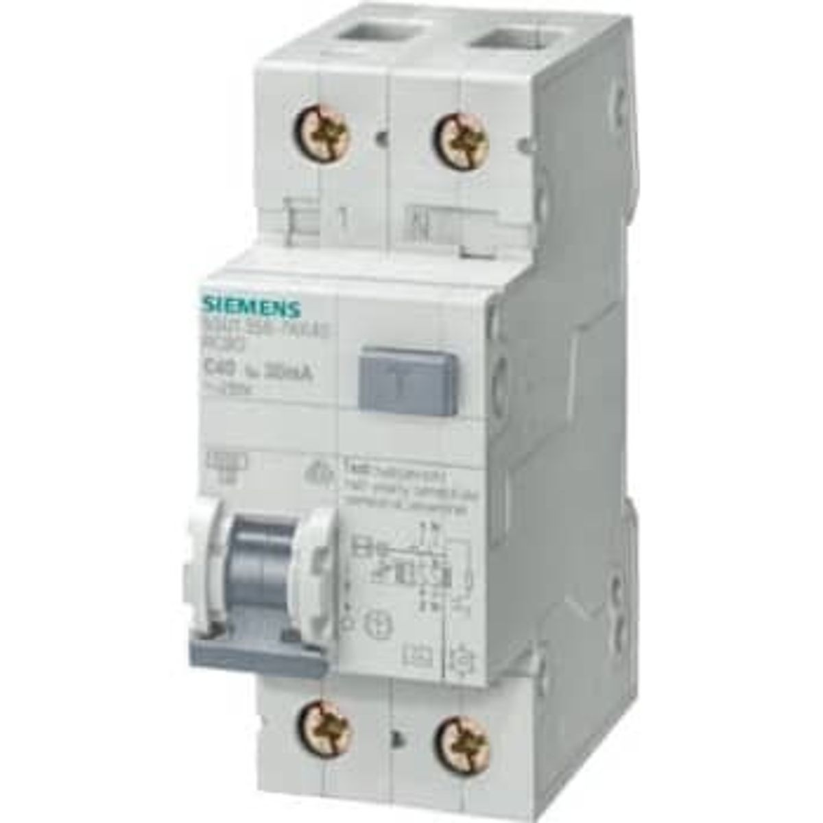 Siemens Kombiafbryder Automatsikring/PFI C 25A 1P+N, 300mA 5SU1656-7KK25