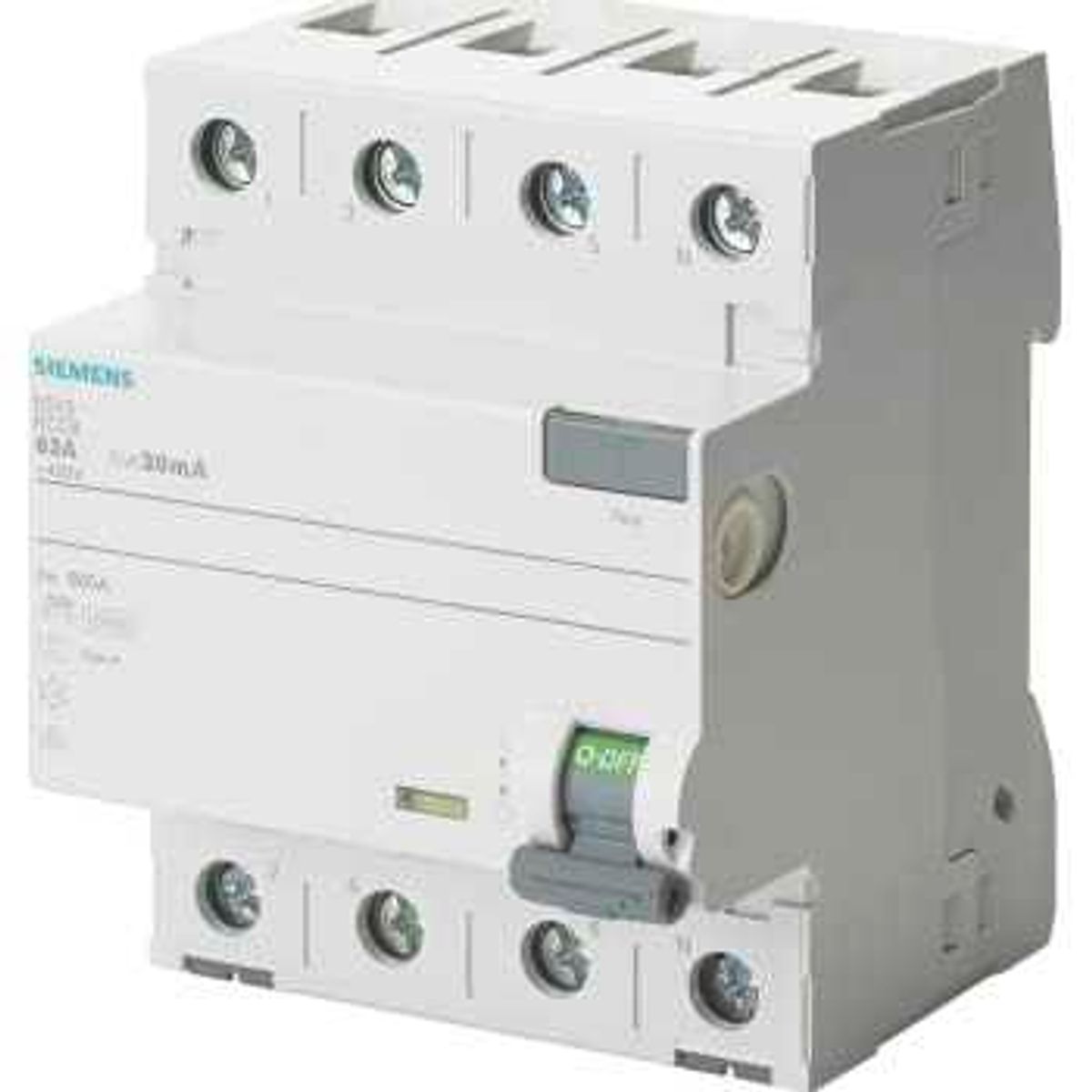 Siemens Fejlstrømsafbryder HPFI 40A, 4P, 30mA, 4MW, 5SV3344-6KK01