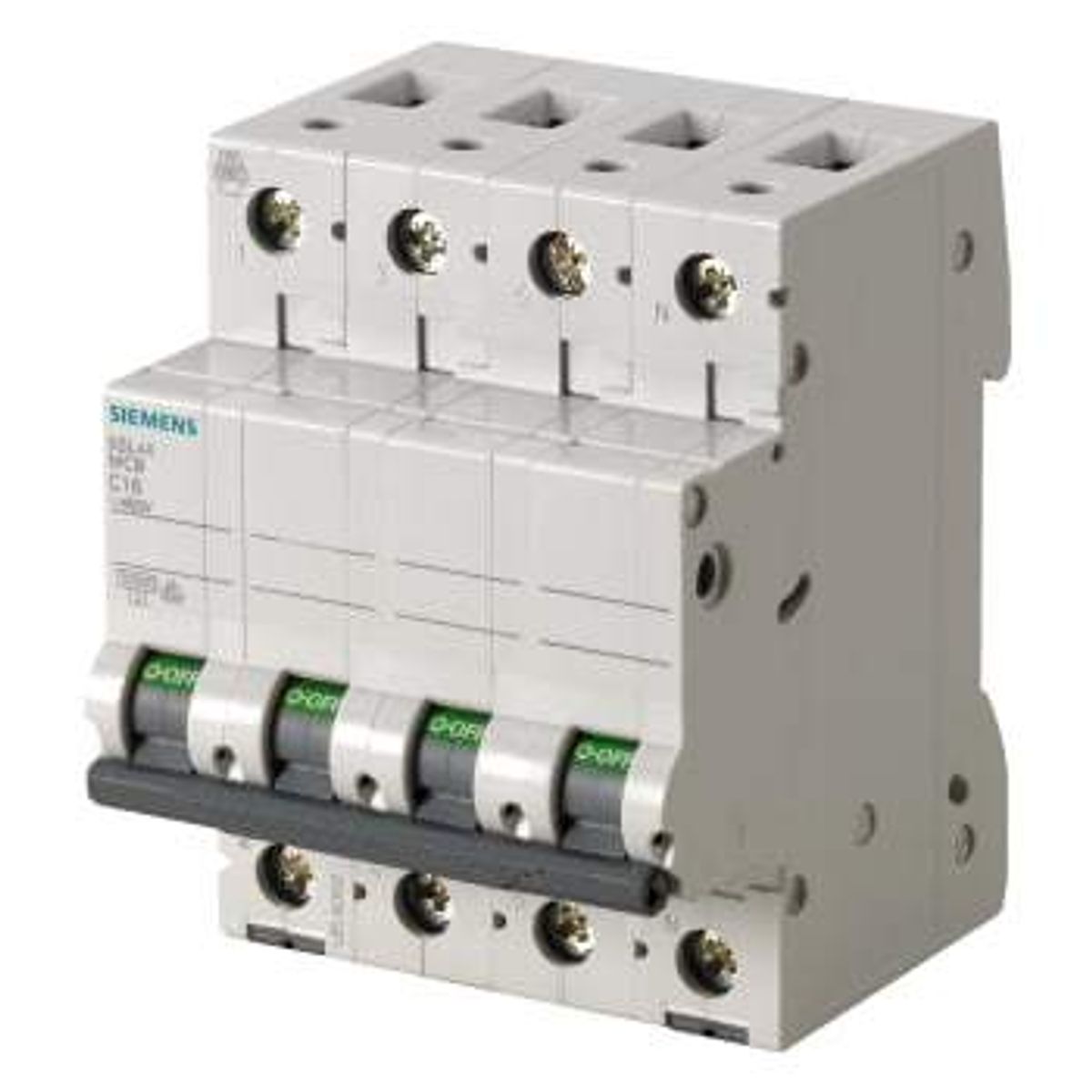 Siemens Automatsikring C 16A 3P+N 10kA 5SL4616-7