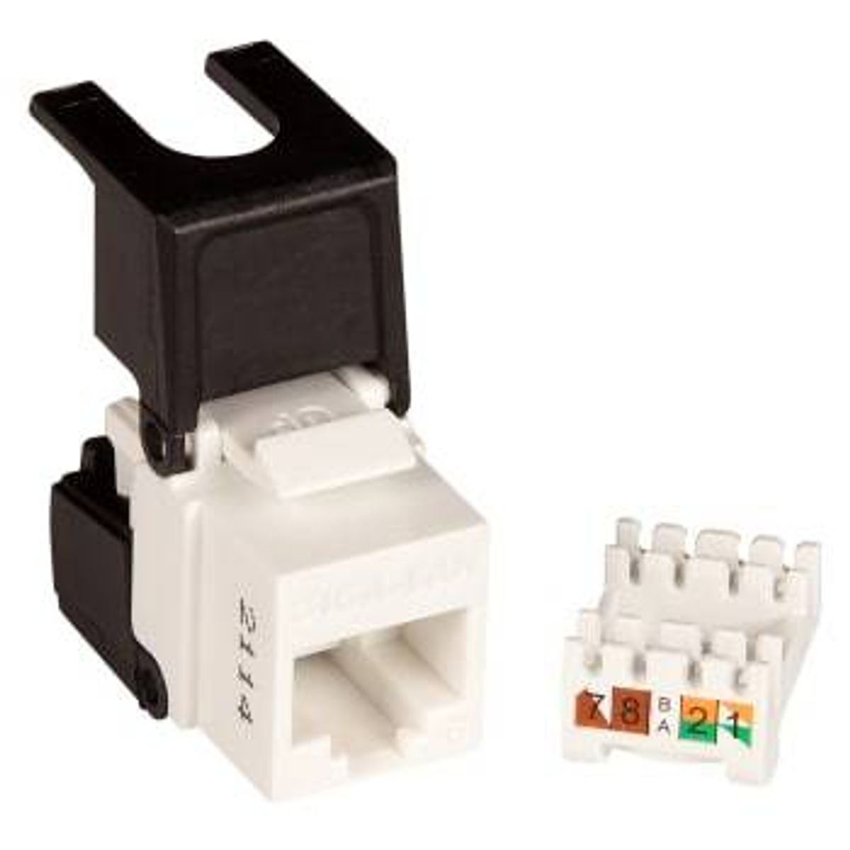 Lan-com Konnektor Keystone Pro UTP Kat.6 RJ45 flip jack, bulk (150 stk)